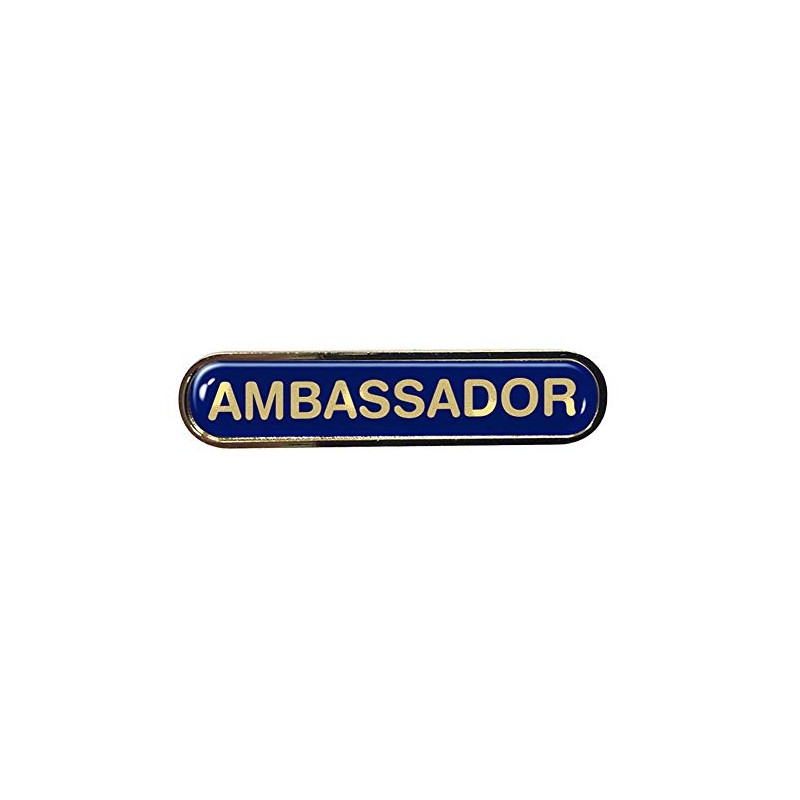 Capricornone Ambassador Gel Domed School Bar Badge (Blue)