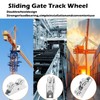 Yuecoom Groove Wheel VShaped, Track gate Wheels, V Shaped Double