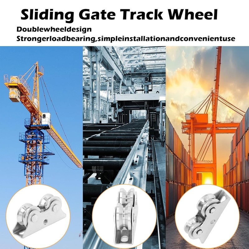 Yuecoom Groove Wheel VShaped, Track gate Wheels, V Shaped Double