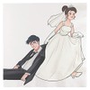 Iconikal Funny Wedding Napkins, Disposable Dinner Paper Party Napkins, Bride