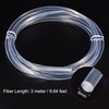 sourcing map PMMA Side Glow Fiber Optic Cable 6mm 3.0M
