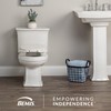Bemis Steadfast 3" Raised Toilet Seat with Open-Front, Hinges that