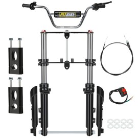 CILOYU Mini Bike Front Suspension Fork Kit Compatible with Monster Mega Moto 80cc 105cc Motovox MBX10 MBX11 Coleman CT100U Baja GMB100 TrailMaster Storm 200 Parts 7/8 Handlebar