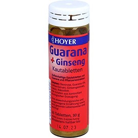 Hoyer Guarana & Ginseng Chewable Tablets Pack of 60