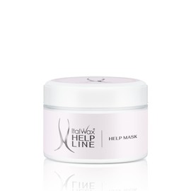 Italwax Help Line Help Mask 8.45oz (250g) – Leave-In Soothing Mask with Tea Tree Oil and Calamine – Calms and Protects Sensitive Skin After Waxing – For Professional and Home Use