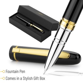 Mr. Pen- Luxury Fountain Pen, Fine Nib, Black Fountain Pens for Writing, Luxury Pen, Luxury Pens, Fountain Pens for Journaling, Luxury Fountain Pen, Fountain Pen Fine Nib, Calligraphy Fountain Pen