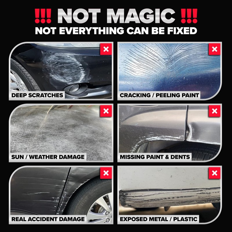 Carfidant Black Scratch and Swirl Remover - Car Scratch Remover
