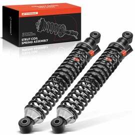 A-Premium Rear Load Adjusting Shock Absorber with Coil Spring Compatible with Ram ProMaster 1500 2014-2023, 2-PC Set