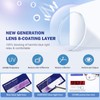 AQWANO Rimless Reading Glasses Computer Blue Light Blocking for Women