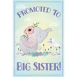 Big Sister Journal - Big Sister Notebook: A new big sister gift elephant draw and write journal / new big sister elephant journal / I'm big sister ... little girls, new sibling gift, new baby gift