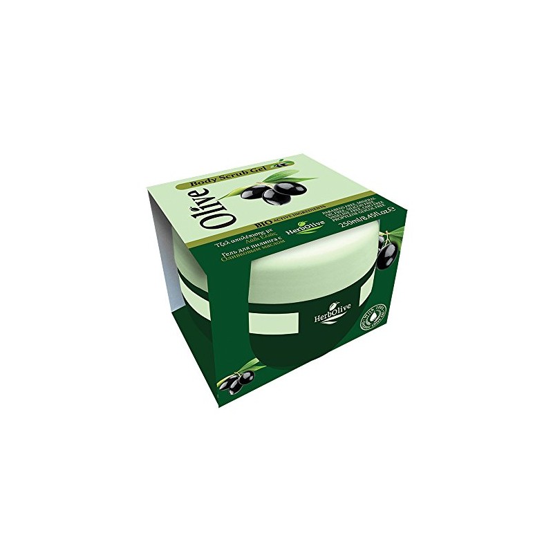 Herbolive Bodypeeling-Gel mit Olivenöl, 1er Pack (1 x 250 ml)