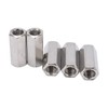 5Pcs Coupling Nut Hex Stainless Steel Anti Corrosion M12 Connector
