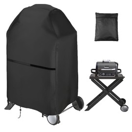 Rilime Grill Cover,Waterproof Outdoor BBQ Grill Cover Protective Cover for Ninja 701 Series Woodfire Outdoor Grill,Water Resistant, Anti-Fade Fabric (For Ninja with Grill 83x60x101cm)