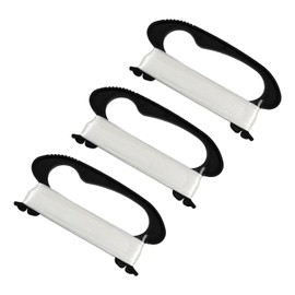 3-Piece Kite Line Set - 100 m Polyethylene Cord with Winding Board, Ideal for Kite Climbing, Lightweight and Robust Kite Line Set for Outdoor Sports, for Outdoor Sports (Black, 100 m)