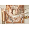 Stainless Steel Pasta Cutter with Ergonomic Handgrip, Multi-functional Hand Dough