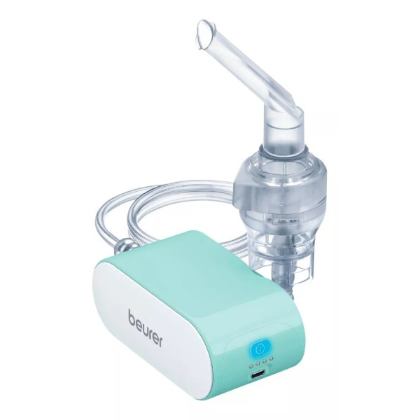 Beurer Nuevo Nebulizador De Aire Beurer Srih1, Facil De Inhalacion Color Verde agua