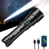 SKYFIRE Rechargeable Flashlights High Lumens,5000mAh Super Bright Flashlight Waterproof Powerful