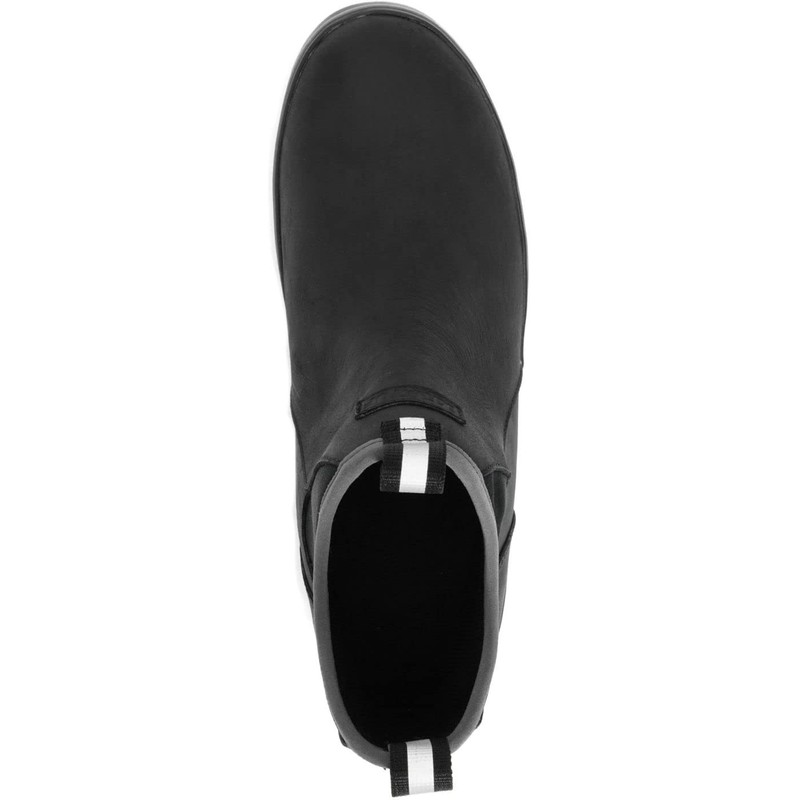 Xtratuf Men's 6 Inch Leather Ankle Deck Boot Black 9.5