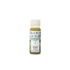 Elixir Shots Zenergy Shot (12 Pack) Zenergy Wellness Shot with 100% Organic Ingredients, Matcha, Orange, Peppermint, Apple Cider Vinegar - No Added Sugars or Artificial Ingredients - Size: 24