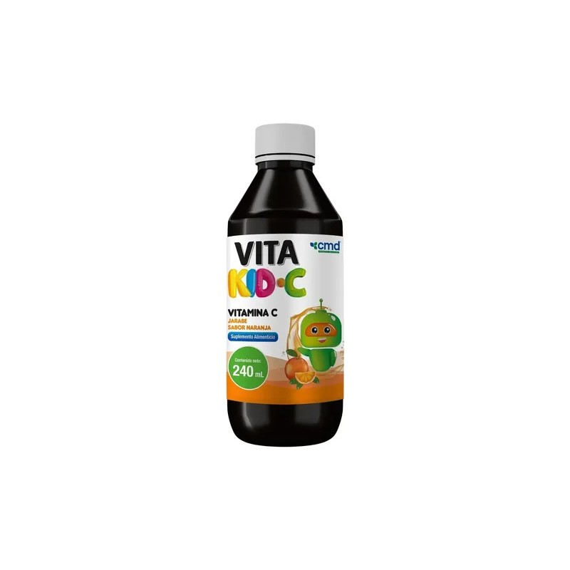 Vitamina C En Jarabe Para Niños Sabor Naranja S/azucar 240ml