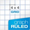 Oxford Filler Paper, 8-1/2" x 11", 4 x 4 Graph