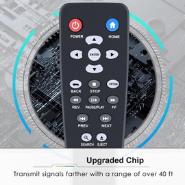 Replacement Remote Control for Western Digital WD 1tb 2tb 3tb WDTV Live TV Hub Plus Media HD Player