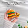 Maíz Funda Protector Cubo Cargador Cable Hamburguesa Kawaii