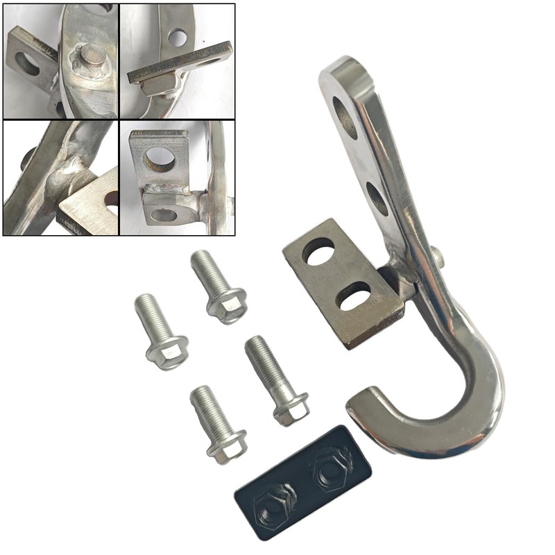 Rear Bumper Tow Hook Towing Bars Traction Fit for 2018-2024