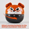 Cute Dog Kitchen Timer Manual Mechanical Rotating Alarm 55 Minutes