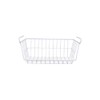 Whitmor White Wire Shelf Basket