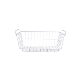Whitmor White Wire Shelf Basket