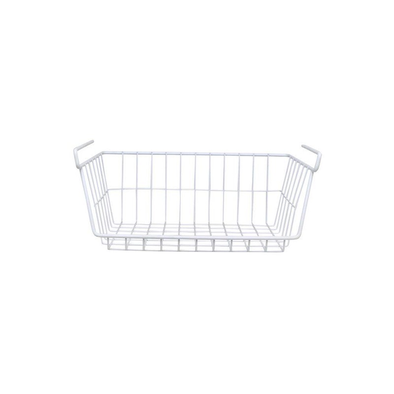 Whitmor White Wire Shelf Basket