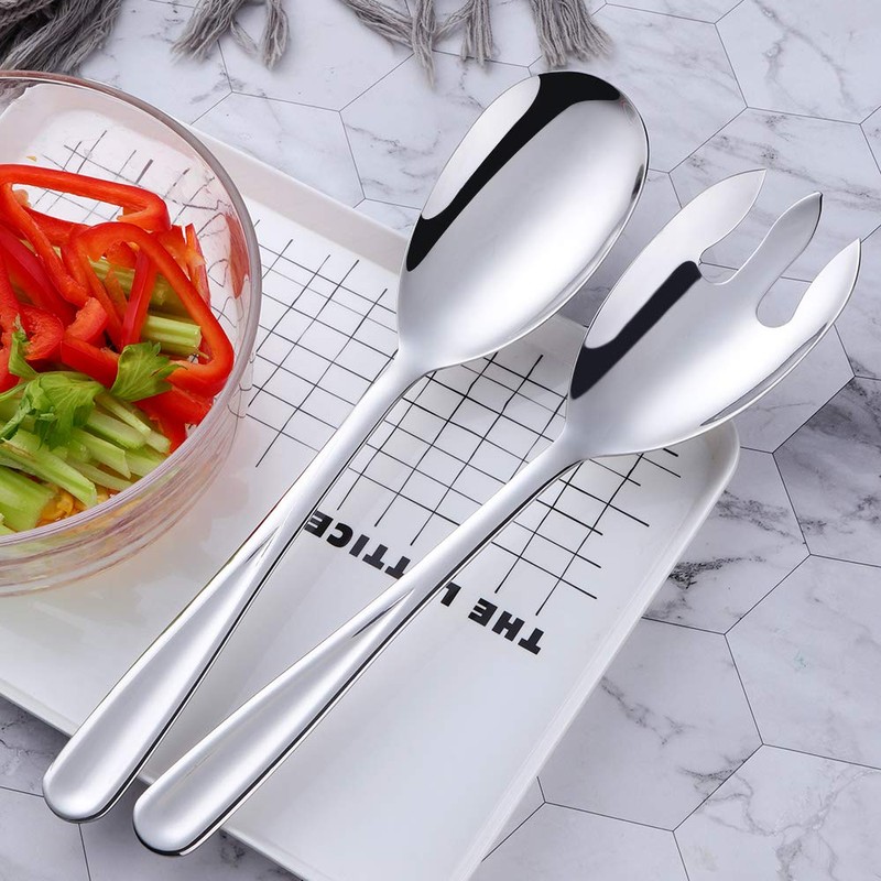 Do Buy ing Salad Spoon and Salad Fork Silver Salad