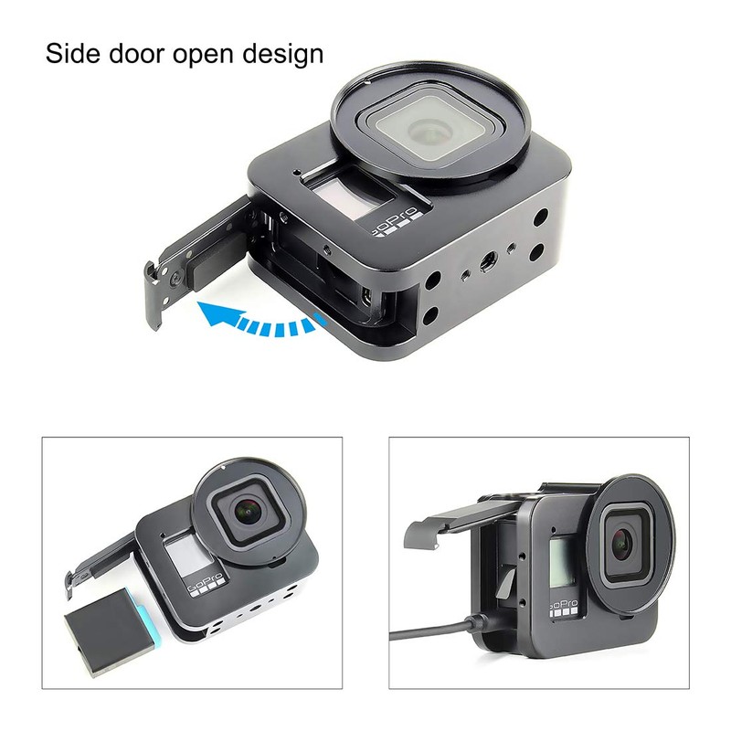 SOONSUN Aluminum Alloy Multi-Function Frame Mount Protective Housing Case with