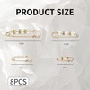 8 Pieces Tow Pin Wedding Dress