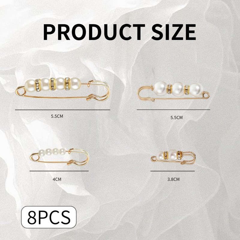 8 Pieces Tow Pin Wedding Dress