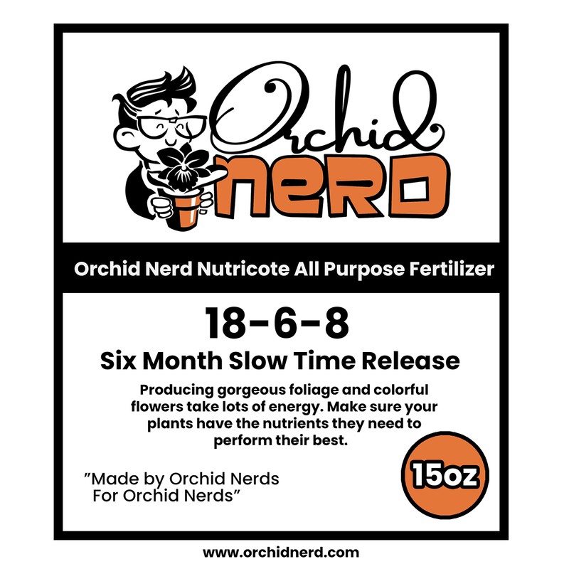 Nutricote Orchid Food by Orchid Nerd, 15-Ounce (Orchid Ferlizer) 18-6-8