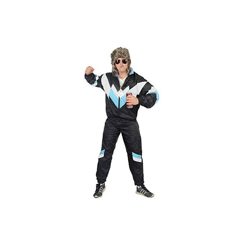 Foxxeo Premium 80s Costume for Men and Women, Tracksuit, Shell