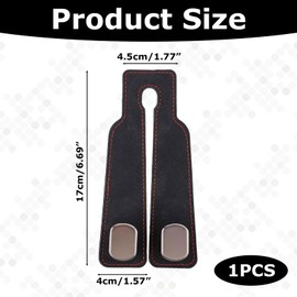 Gyinere Headrest Hooks for Car,2 Pack Car Seat Back Organizer Storage Hook,Double Hook Car Seat Hooks for Hanger Purses and Bags,(Black)