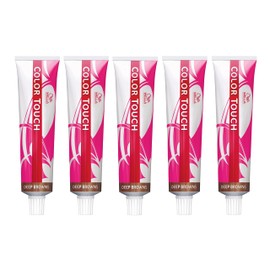 Wella Professionals Color Touch 4/77 Medium Brown Intensive 60 ml Pack of 5