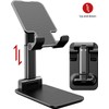 Vimi Soporte Celular De Mesa Ajustable con Inclinación Posiciones (Negro)