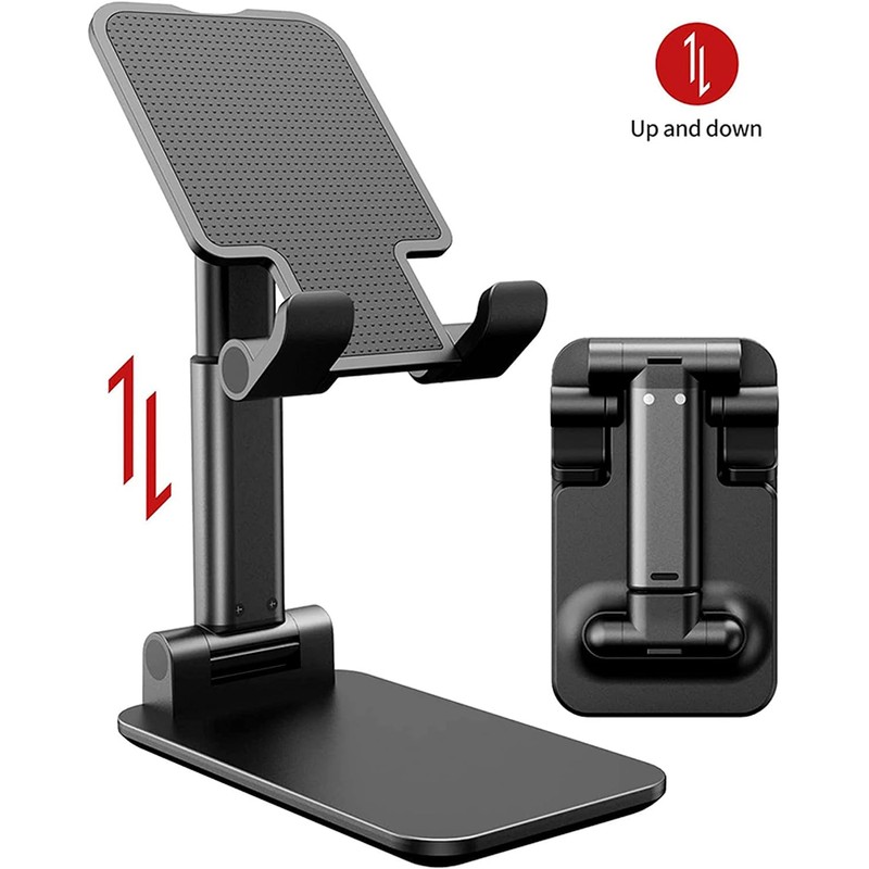 Vimi Soporte Celular De Mesa Ajustable con Inclinación Posiciones (Negro)
