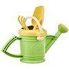 Sand Play Set Green and Watering Can Green Bundle