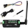 SIM7600G-H 4G DONGLE with Antenna, Industrial Grade 4G USB/UART, Communication