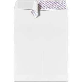 9 x 12 Open End Envelopes in 28lb. White w/Peel & Seel for Mailing a Business Letter, Catalog, Financial Document, Magazine, Pamphlet, 50 Pack, (White)