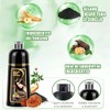 Shampoo para Canas, Hair Dye Shampoo 3 en 1 de