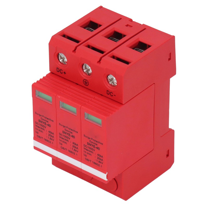 Orange Red Combiner Box Surge Protection Device Distribution Box Voltage