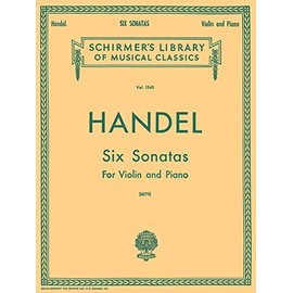 SIX (6) SONATAS VIOLIN PIANO (Schirmer's Library of Musical Classics)