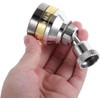 Extensor de Grifo Giratorio Aireador de Metal Plateado
