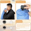 EULANT Inflatable Side Sleeper Pillow, Lightweight Body Pillow for Side
